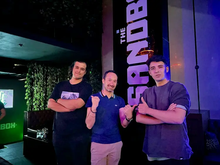 Sebastien Borget ve GRAINZ Studio kurucuları Burak Gökmen Çelik ve Burak Yüzgüç